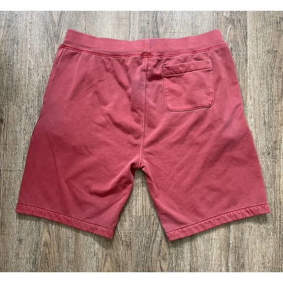 Ralph Lauren Polo Mens Floral Accent Sweat Shorts Nantucket Red Sz Large - Picture 2 of 3